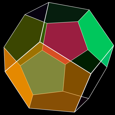 Dodecahedron 3types included